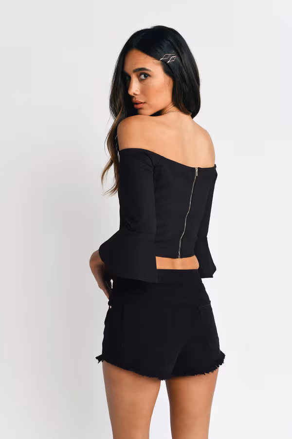 Zoey Crop Top - White