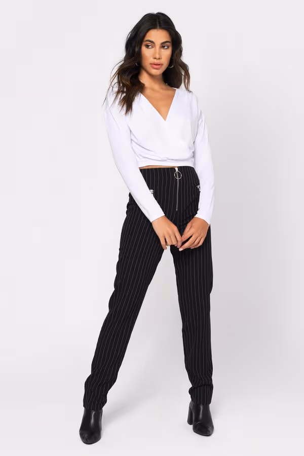 Wrap City Crop Top - Ivory