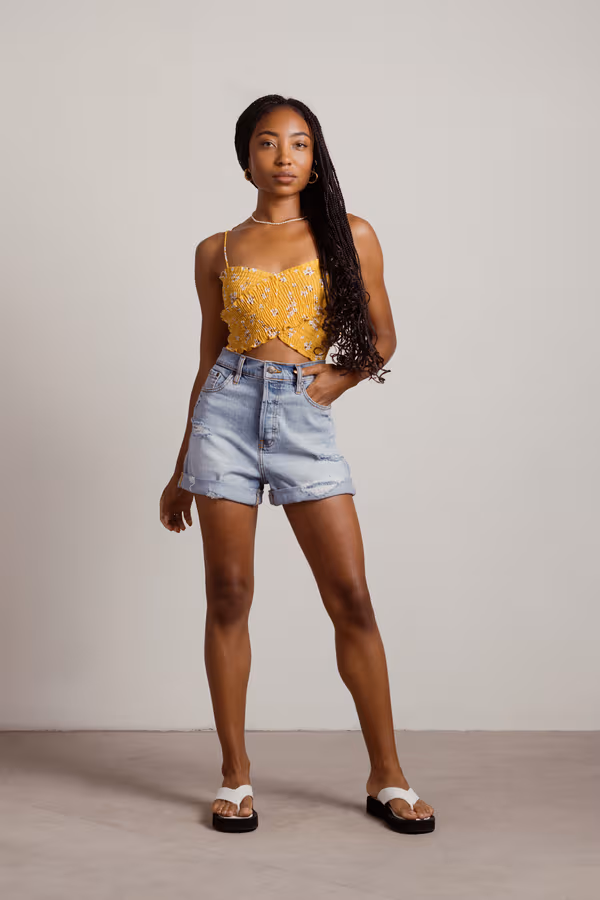 Take It Away Crop Top - Mint