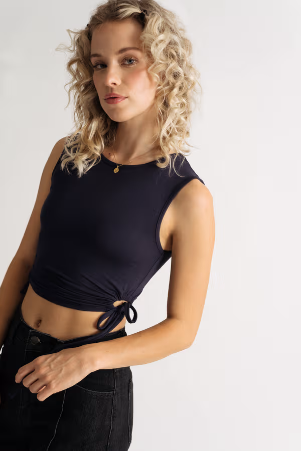 Monet Tank Top - Navy