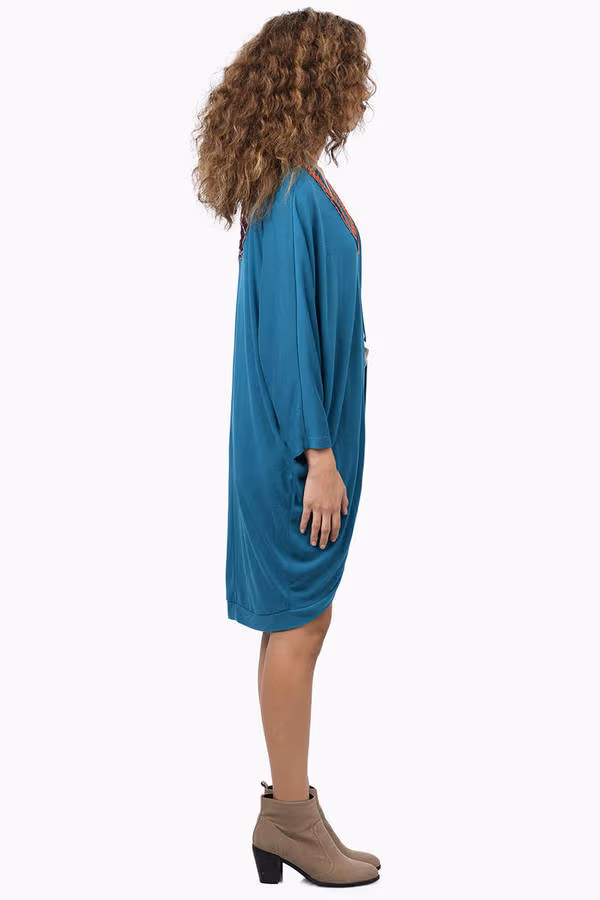 Metztli Crochet Cardigan - Teal