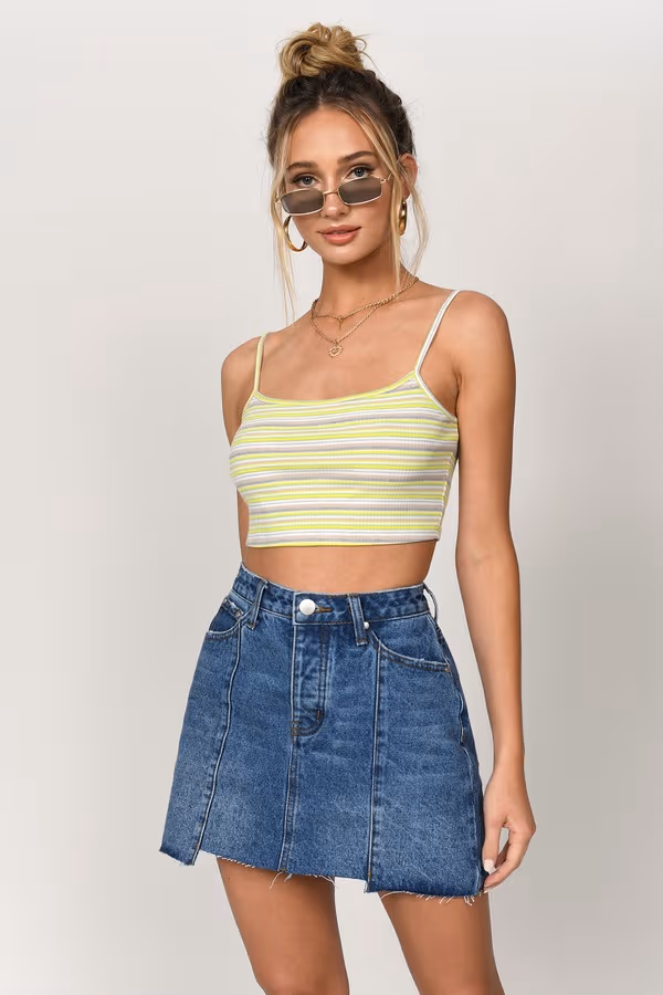 Gidley Denim Mini Skirt - Vintage Wash