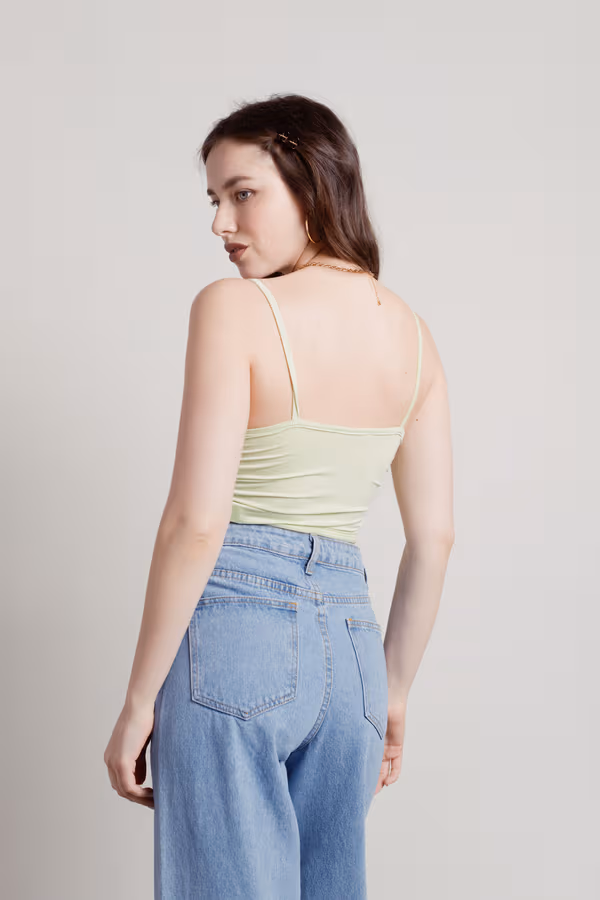 All The Money Crop Top - Black