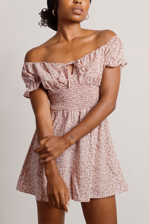 Tonks Floral Romper - Pink