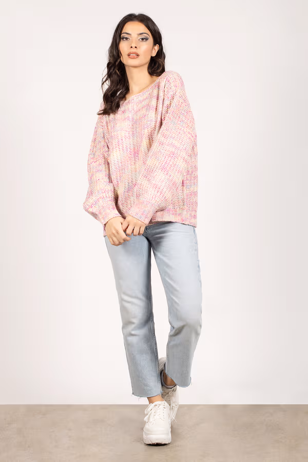 Wildest Dreams Knit Sweater - Rainbow