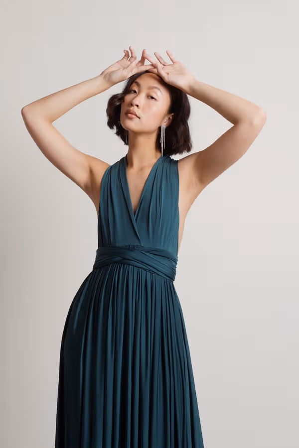 Make Magic Twist Tie Multiway Maxi Dress - Mauve