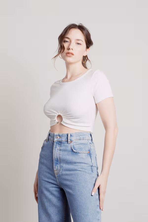 Born And Raised Crop Top - Black