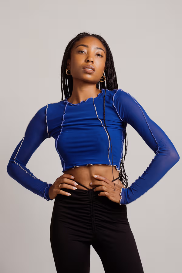 Saint Crop Top - Chocolate