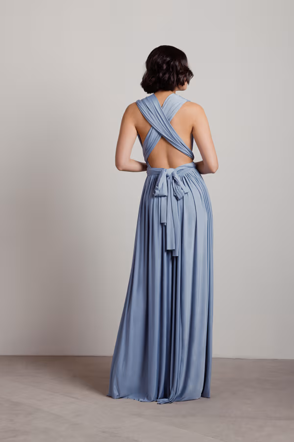 Make Magic Twist Tie Multiway Maxi Dress - Mauve