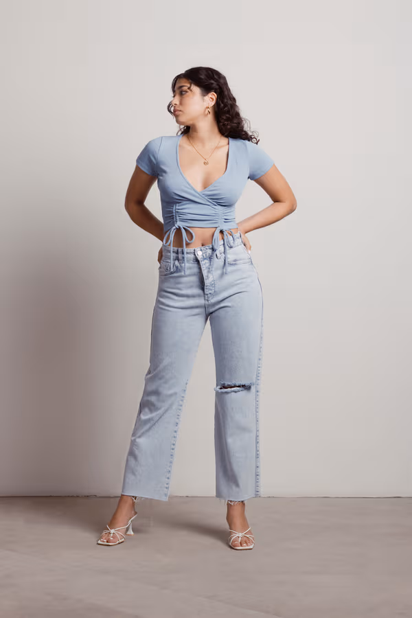 Sweetie Crop Top - Blue