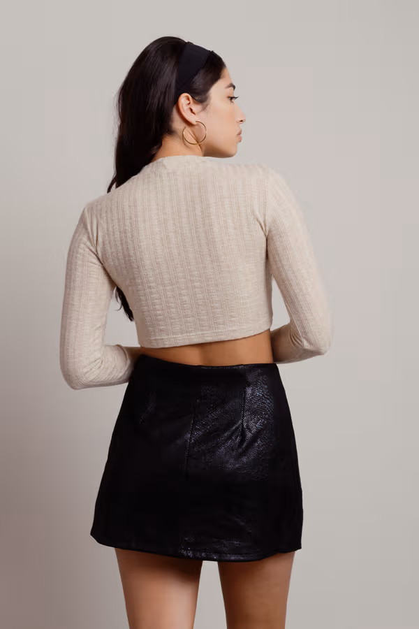 Fire Within Crop Top - Natural