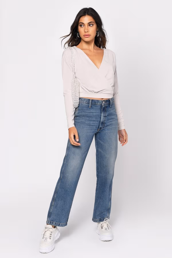 Wrap City Crop Top - Ivory