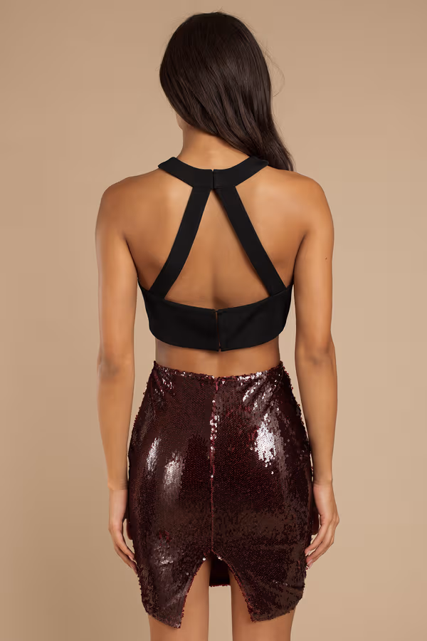 Club Life Sequin Skirt - White