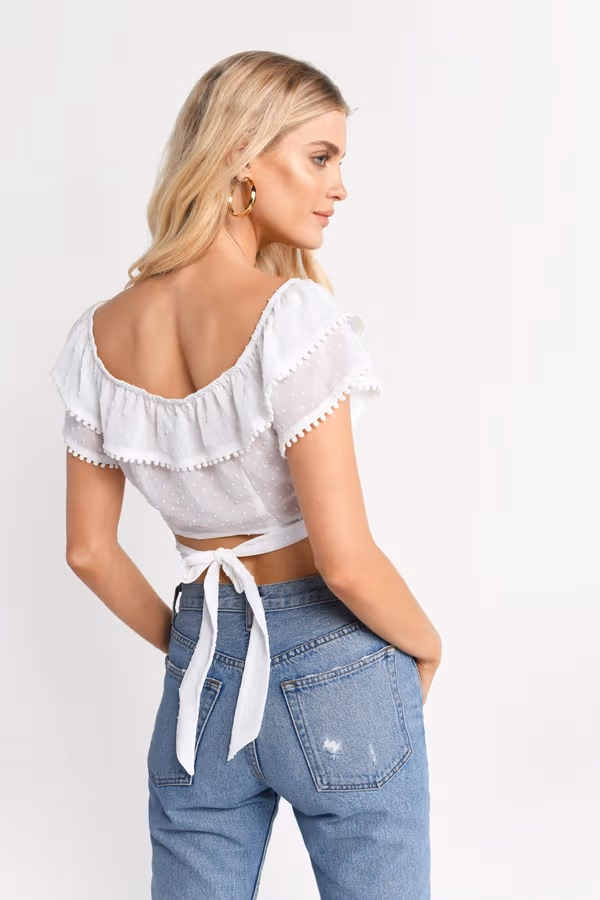 Morgan Crop Top - Black