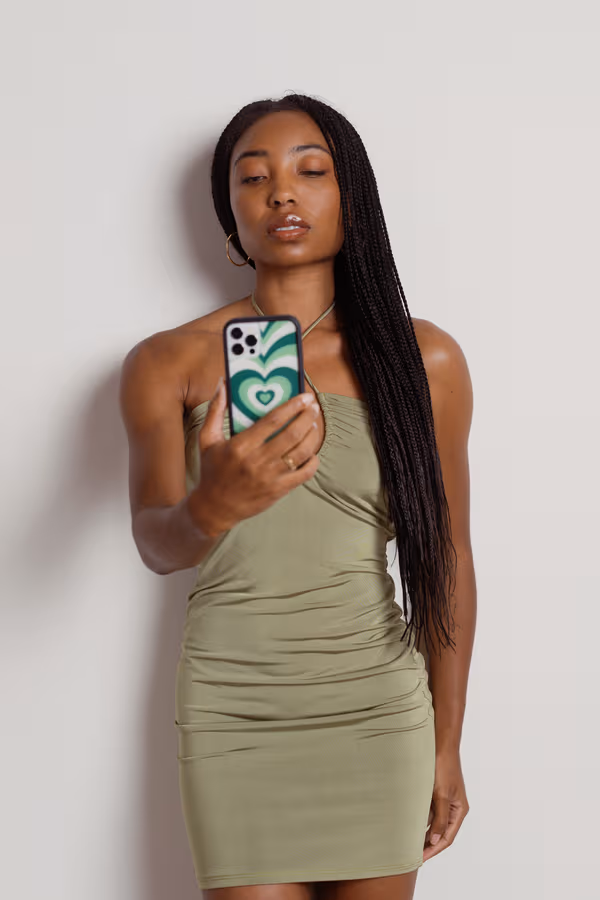 Wildflower Matcha Love Iphone Case - Green