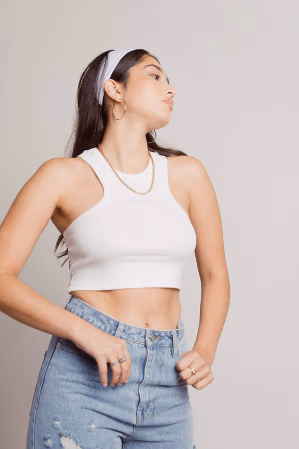 Fernandez Crop Top - Black