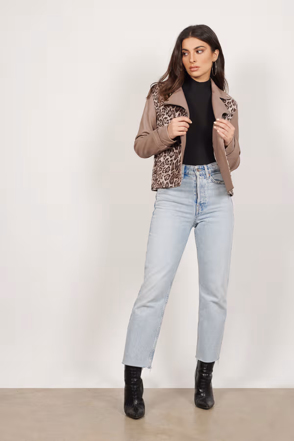 The Wild Side Moto Jacket - Navy Multi