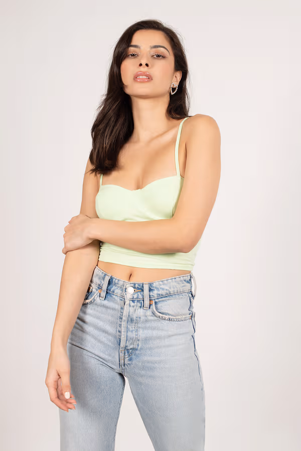 Kiwi Blast Crop Top - Lime