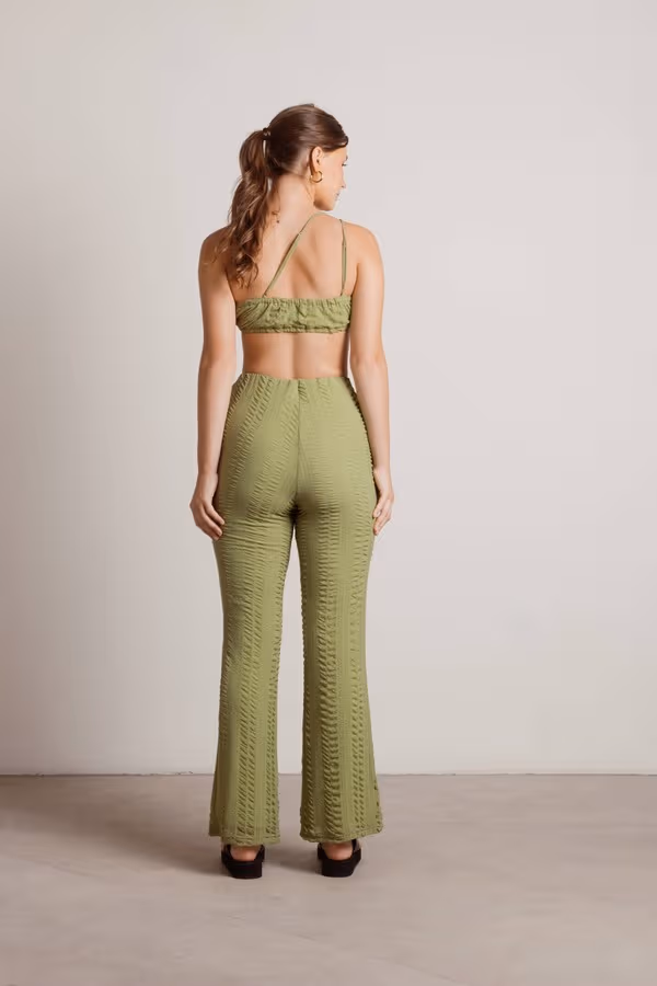 Over Time Crop Top - Green