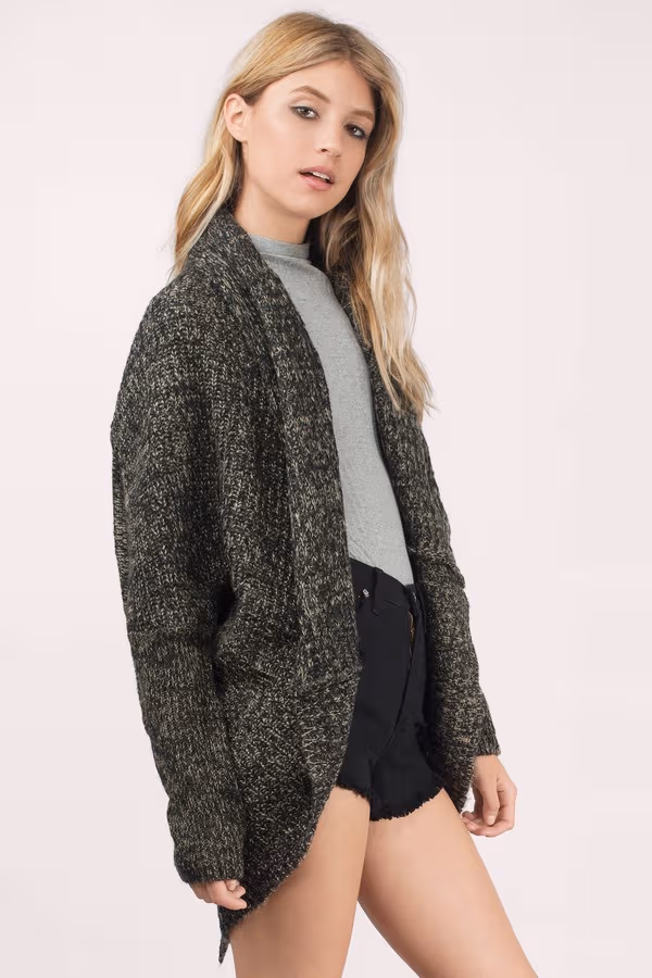 Comfort Zone Knit Cardigan - Taupe