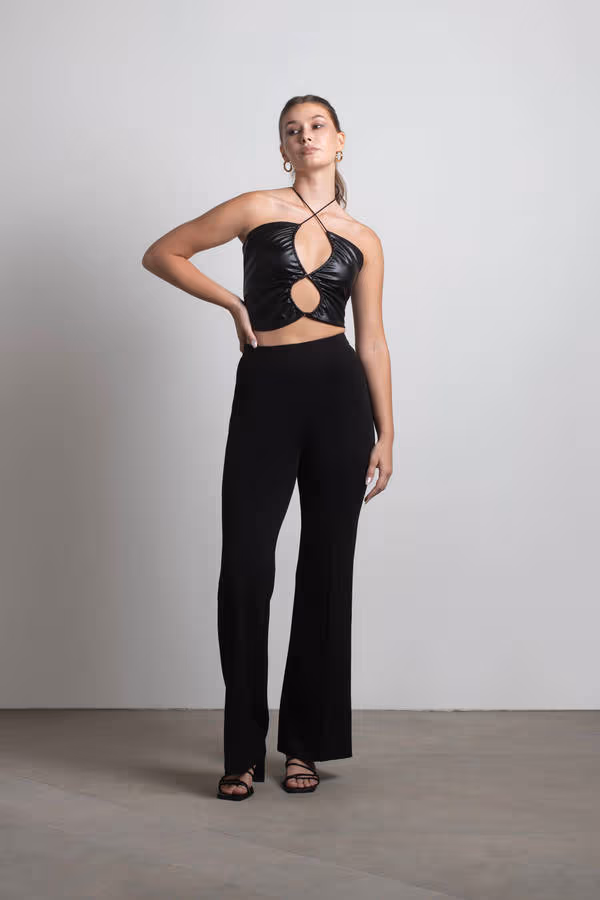 Haylie Crop Top - Black