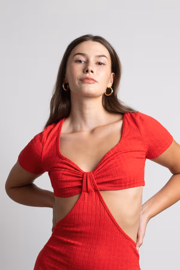 Say It Again Cutout Bodycon Mini Dress - Mustard Yellow