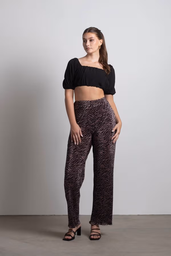 Jacky Crop Top - Black