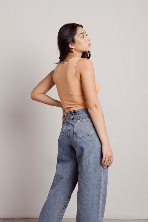 Never Boring Tank Top - Faded Rust