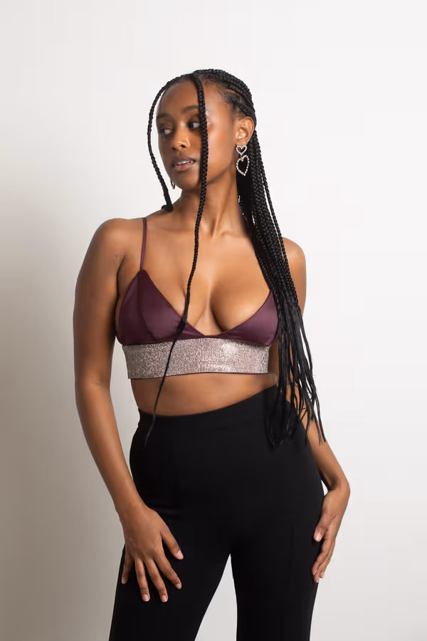 Liberated Crop Top - Black