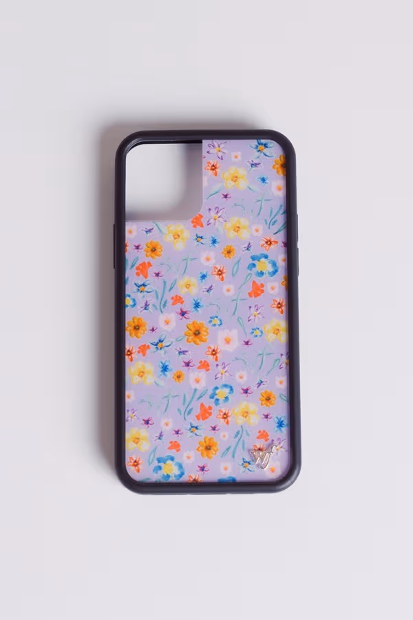 Wildflower Garden Party Iphone Case - Purple Pink