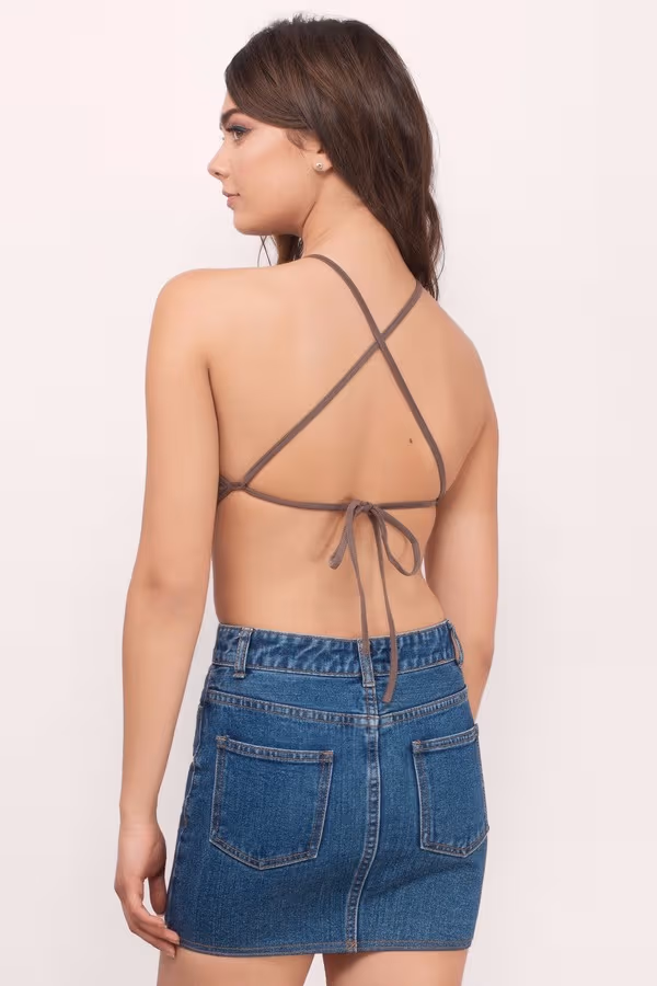 Frankie Backless Bodysuit - Black