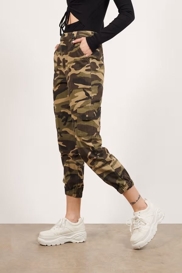 Hide Outside Jogger Pants - Olive
