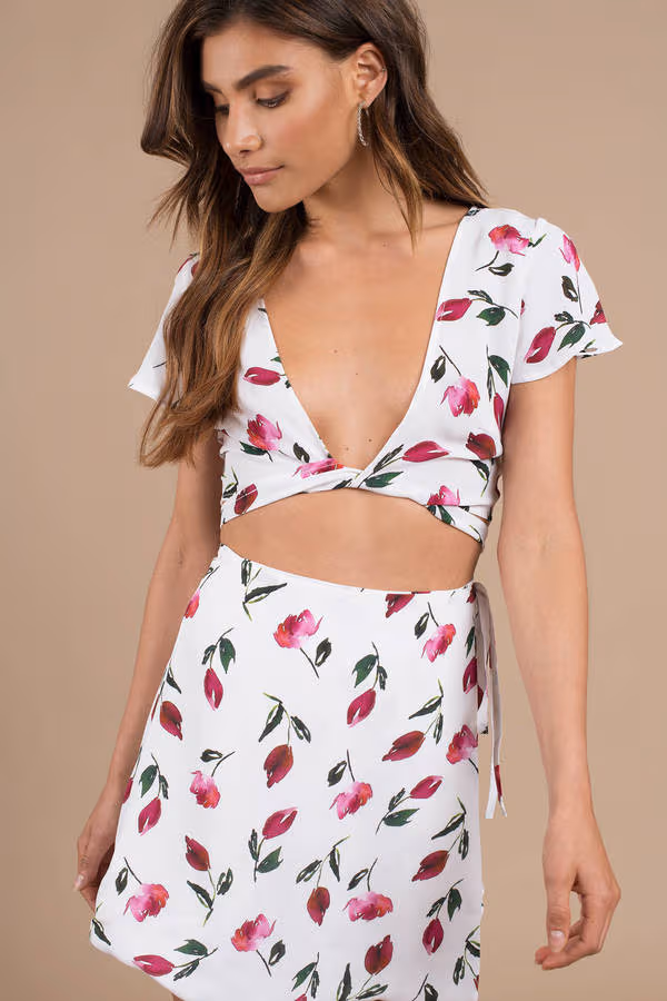 Beach Riot Tulip Crop Top - Multi