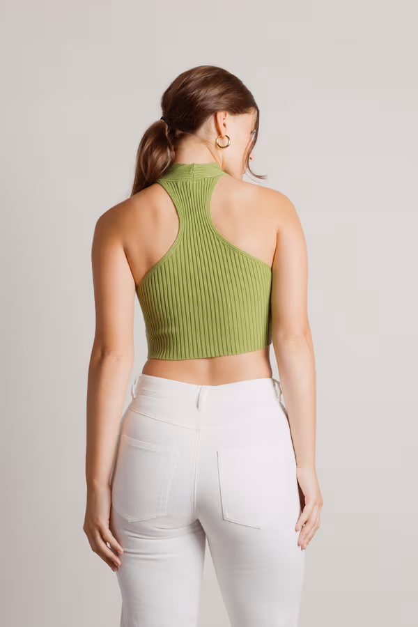 Polly Crop Top - Green
