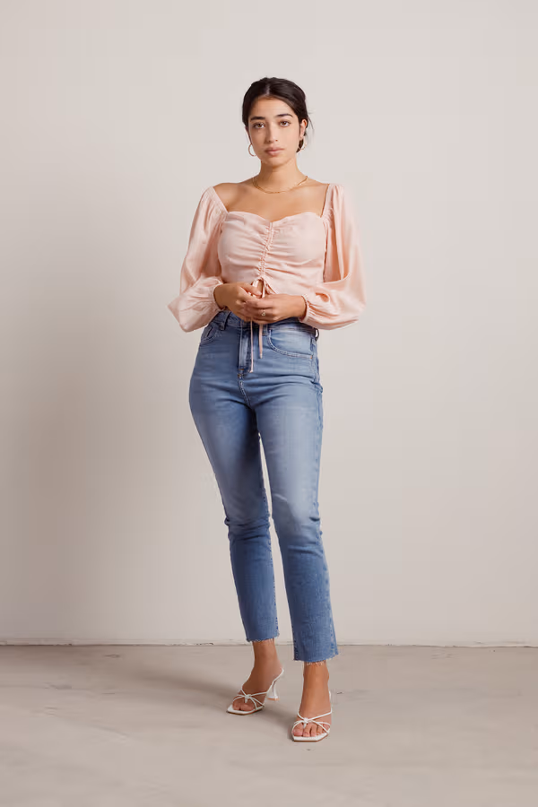 Merida Crop Top - Blush