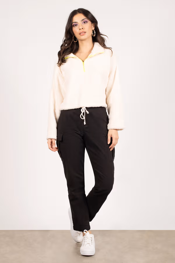 Kalla Fuzzy Sweater - Cream