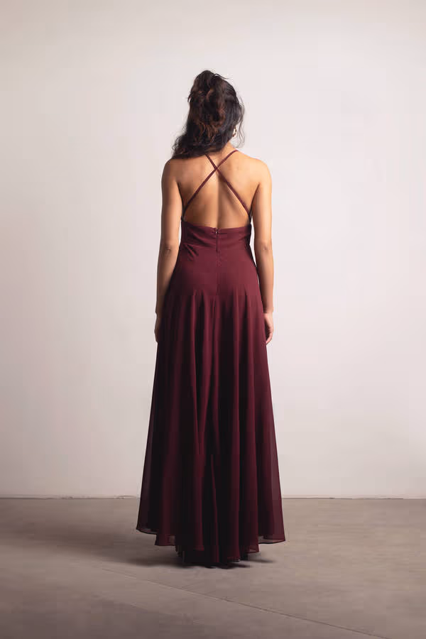 Know You Love Me High Slit Empire Maxi Dress - Emerald