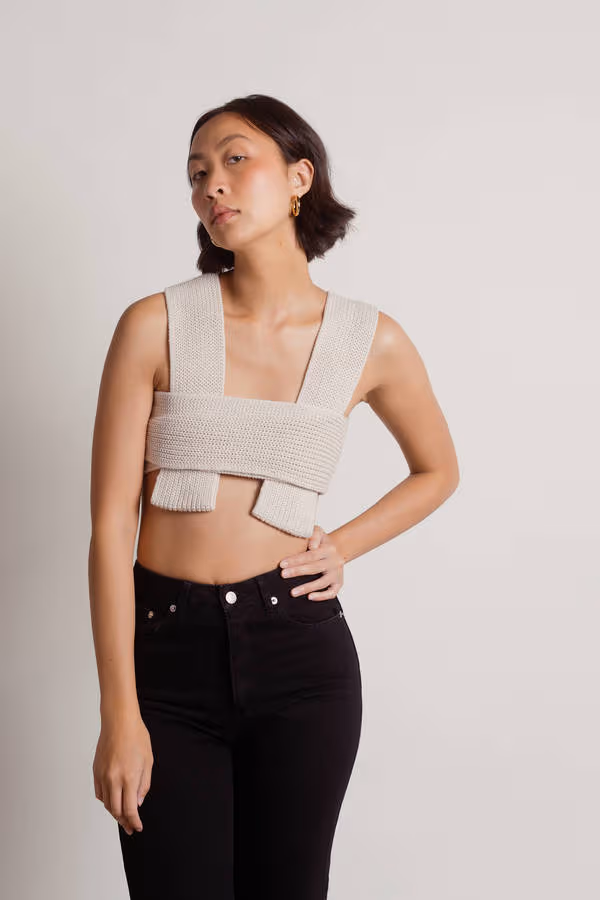Meeko Crop Top - Kiwi Green