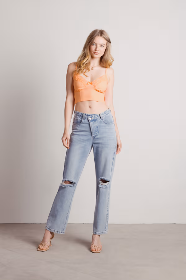 Kennedale Bustier Top - Orange