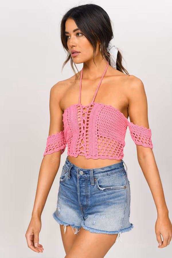 Kassidy Crop Top - White