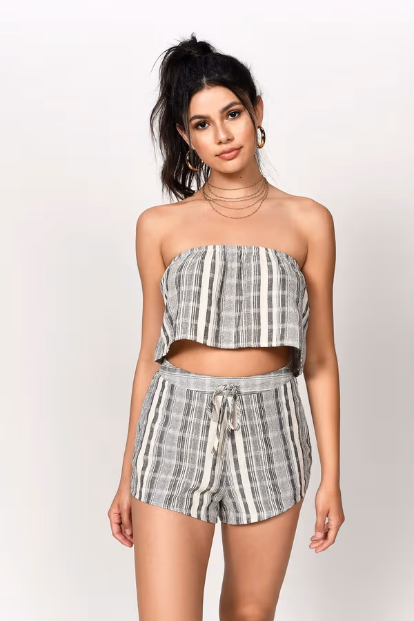 Fly Away Crop Top - Black