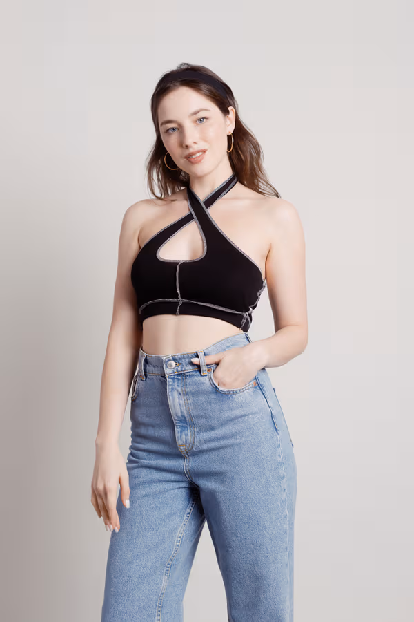 Peak Crop Top - Off White