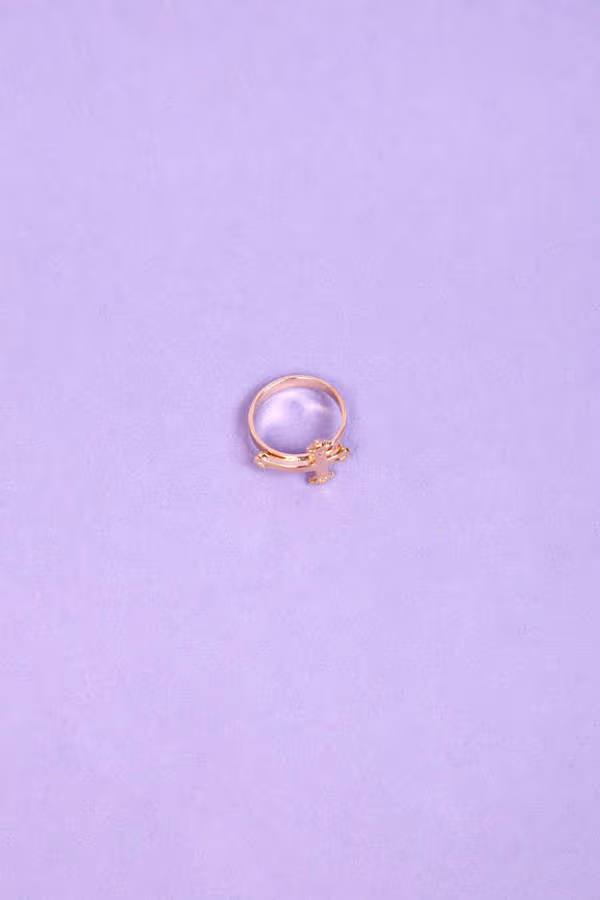 Victorian Cross Ring - Gold