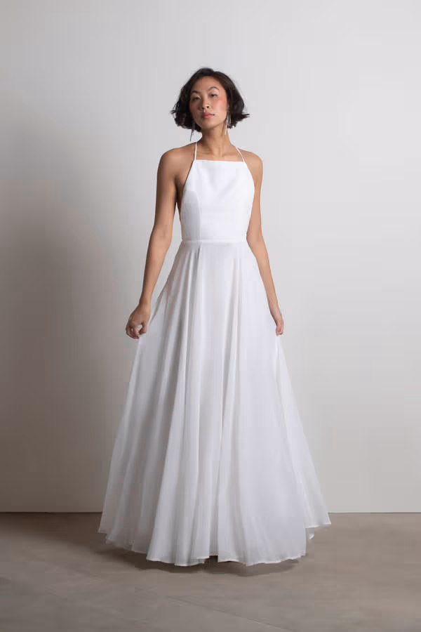 Last Touch Halter Cross Back Maxi Dress - Emerald