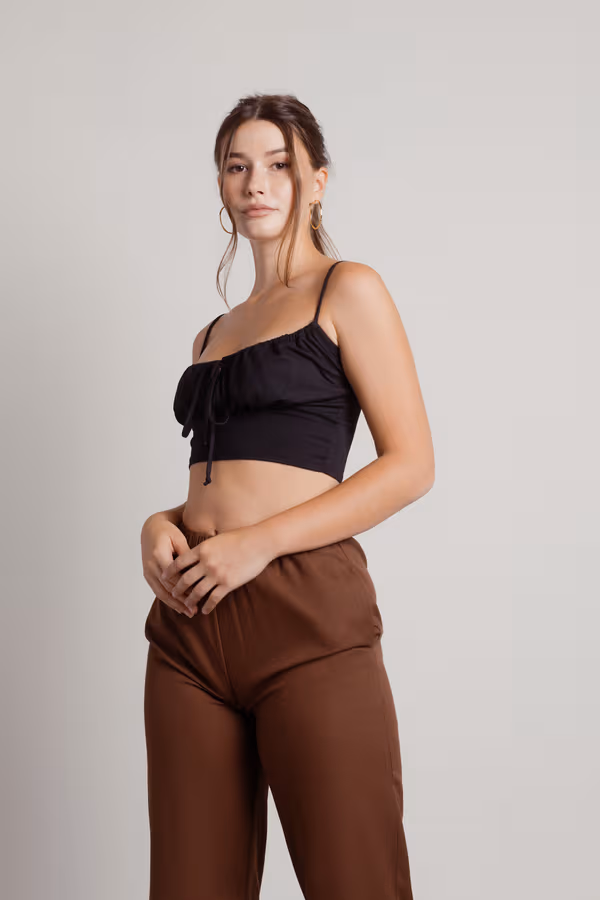 Lunya Crop Top - Black