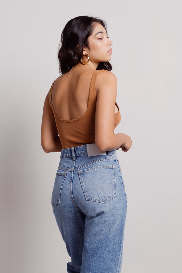 Simple Things Tank Bodysuit - Ivory