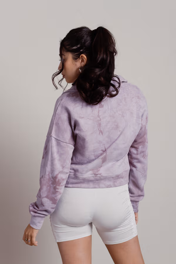 Grape Slushie Tie Dye Sweatshirt - Purple