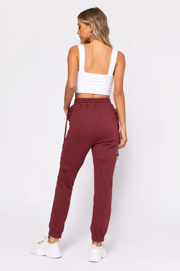 French Kiss Jogger Pants - Black