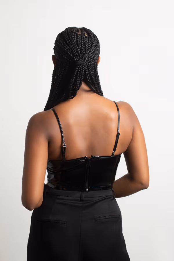 Joli Bustier Top - Black