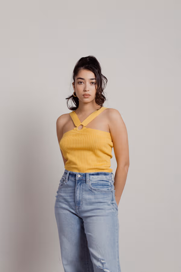 Sweet Honey Crop Top - Yellow